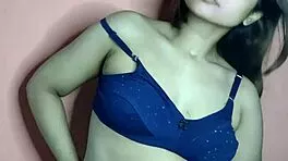 😍 desi babe surprises with wet pussy ride and big natural tits bounce 💦🔥