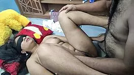 sexy bhabhi takes rough pounding from huge cock first time