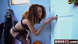cecilia joins the halloween orgy for a wild surprise pounding