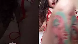 i slide red buttplug deep in my tight pussy 😈🔥