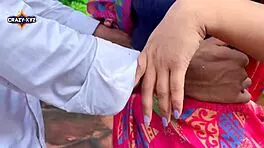 suggestive desi village beauty's intimate country encounter unfolds beautifully