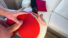 Fucked skinny Russian milf amateur POV English subs