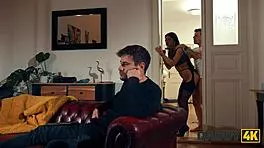 Slutty GF Fucks Older Stud While I Watch Shocked!