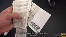 Hunter's Cash Tempts Pretty Czech Pussy