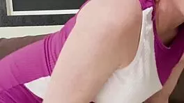 blonde big tits slut offers herself as prize with sexy curves 😈