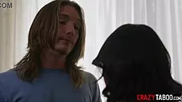 Lulu Chu Catches Jerking Off to Hot Milf Action