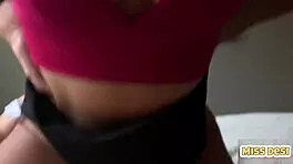 Loving how her tight pussy grips in that skirt