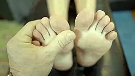 Blonde Milf Craves Dirty Foot Fucking Action