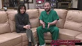 doctor, tampa's brooklyn rossi spreads her shaved pussy wide