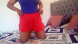 Oh god, stepmom skips church to squirt wildly alone!