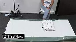 Dharma jones rides doctors fat cock curing her naughty back ache