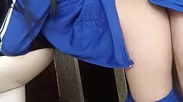 hey check this latina cutie fucked in bathroom break