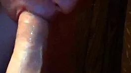 bbw wife deepthroats fat 8inch cock with anal toys