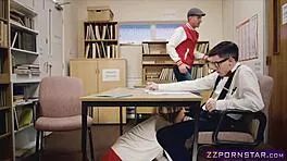 hey nerd, hot cheerleader bends over for classroom fuck?
