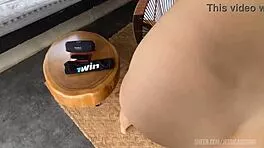 hot latina neighbor gets creampied while cheating squirting