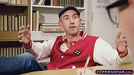 hey nerd, hot cheerleader bends over for classroom fuck?