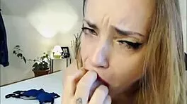 petite skinny romanian sandra ruby gags deepthroat sloppily