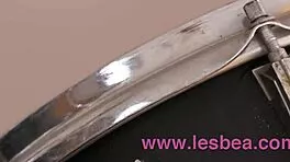 lesbea drum student teen craves pussy lick and drumstick fuck