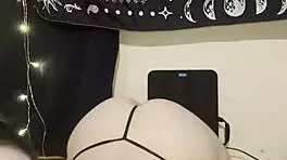 Do you love my fat goth ass bent over shaking for your huge cock daddy?