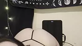 Do you love my fat goth ass bent over shaking for your huge cock daddy?