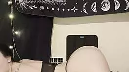 Do you love my fat goth ass bent over shaking for your huge cock daddy?