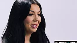 Aussie holly day fingers pussy to explosive orgasm post-interview