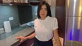 Horny Tattooed Student Craves Stepbrother's Cum on Big Ass