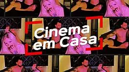 Finally alone at home cinema, catching her bent over for sneaky pussy lick