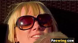 imagine a sexy brunette switching cocks nonstop in this steamy swinger orgy frenzy