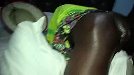 muslim ebony milf takes double penetration in ass and pussy like a champ 🔥🍑