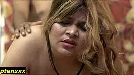 Beautiful indian babe screams moaning juicy pussy fucked doggystyle by boyfriend close-up