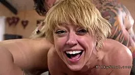 milf and teen 18+ bound in bdsm anal threesome rough choking squirting!