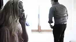 Petite Young Thief Harshly Punished By Store Security Guard