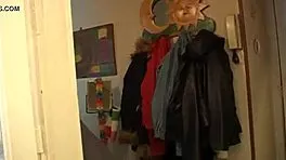 the beautiful milf licks young cock head for fun