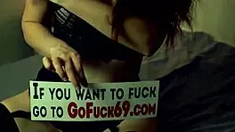 russian tiny tits slut takes hard anal cum facial