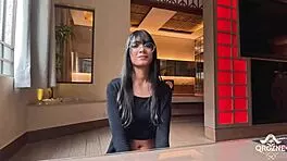 big natural titted latina luna submits in wild casting ride