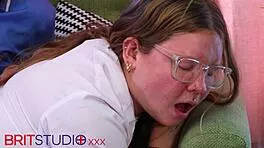 college girl rae punished hard by dominant nurse greene