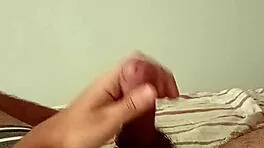 jerking off while she moans dirty brazilian filth 💦