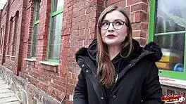 Emily's Glasses Nerd Pickup Turns Casting Tease