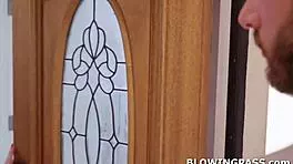 busty milf sucks off stranger hunk deep