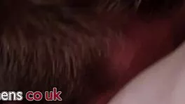 BRITISH BLONDE STUDENT GETS PUSSY LICKED BY HORNY NEIGHBOR
