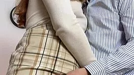 boss teases curvy secretary with office pantyhose foreplay