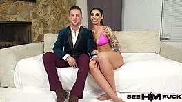 roman todd hunk oils up and piledrives petite 18+ ariana starr with footjob ass worship