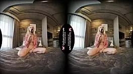 i'm mika blonde solo masturbating all day with vibrator in vr