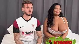 whoa those 3-kilo tits on jennifer dominic mulatto latina deflowering young guy 😍💦