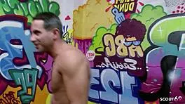 big booty flexible babe loses bet 🍑 tricked into wild fuck with huge cock guy