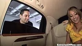 Blonde Natalia Rossi sucks cock then gets licked wildly!