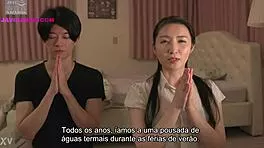 asian milf sneaks passionate fuck with friend during family trip JAV legendado