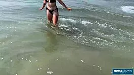 Gorgeous Blonde Teases BF Mark Pirson