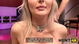 hunt4k. she craved ink so she knelt for stranger's throbbing cock ride